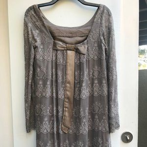 Y2K Size S  Foley + Corinna Embroidered Lace Dress